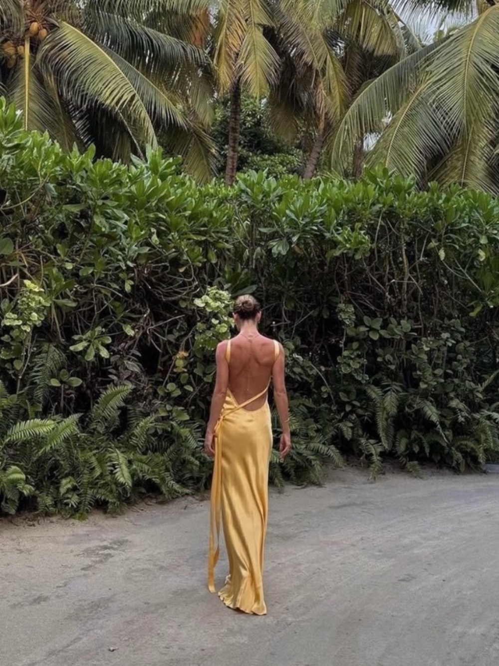 Arcina Ori yellow dress Monique Dress in color sunshine